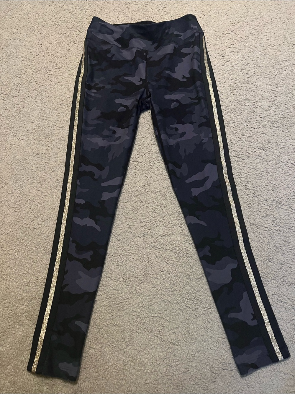 Avia Black Girls Leggings Size M 8-10